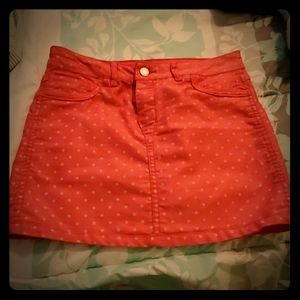 Pink Polka Dot Skirt